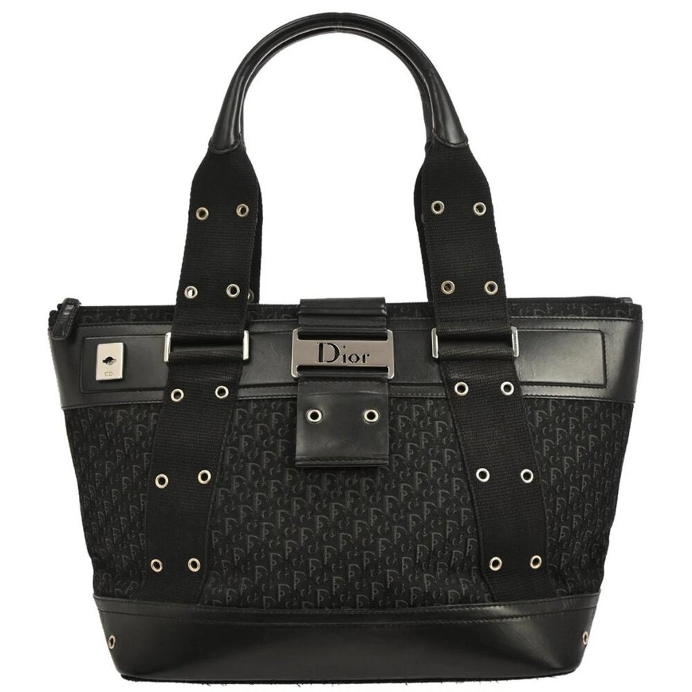 Christian Dior Black Trotter Street Chic Tote Bag MA-0052 155451